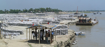 Bank protection and flood control program, Bangladesh