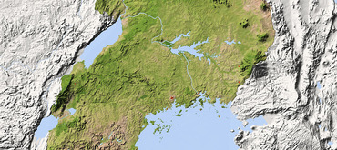 Erstellung topografischer Grunddaten von Kampala, Uganda