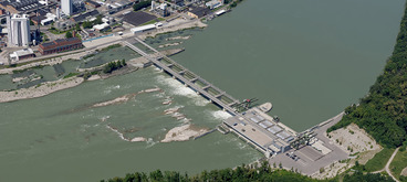 Construction of Rheinfelden Run-of-River Hydropower Plant, Germany