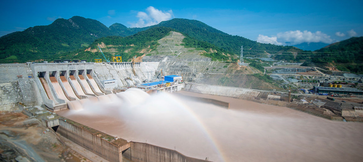 1200-MW-Wasserkraftwerk Lai Chau, Vietnam