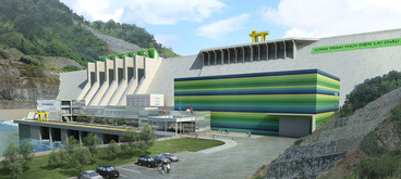 1200-MW-Wasserkraftwerk Lai Chau, Vietnam