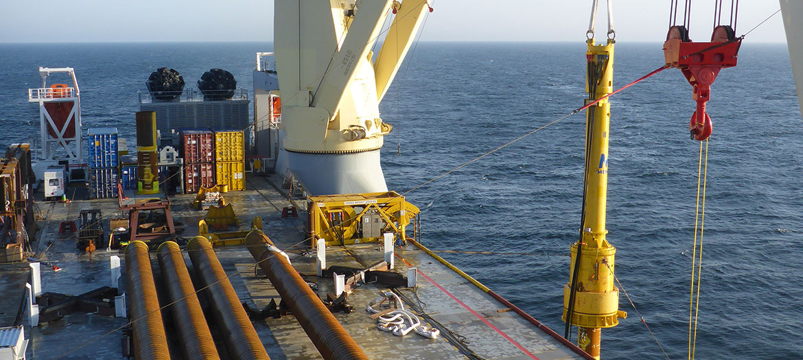 Pile testing campaign for an offshore wind farm in the Baltic Sea, Germany